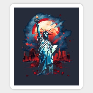 Glorious Statue of Liberty Sticker